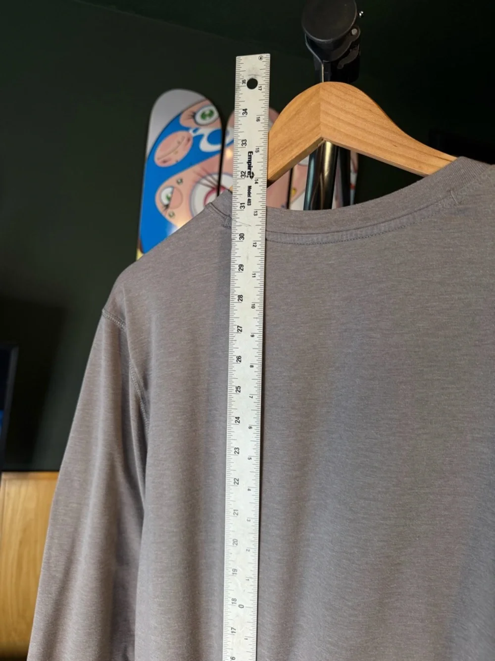 47 Brand Los Angeles Dodgers MLB Baseball Silver Crewneck Long Sleeve Tshirt - Picture 8 of 9